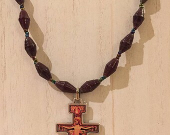 San Damiano Crucifix Necklace