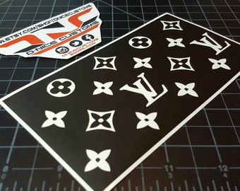 LV Pattern Stencil