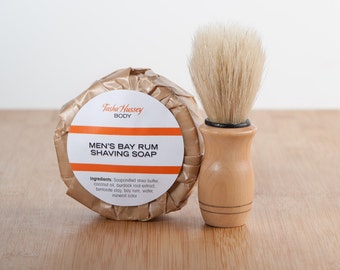 Bay Rum Shaving Soap,Mens Shaving Soap,Handmade Shaving Soap, Men's Shaving Face Soap,No brush just the Soap