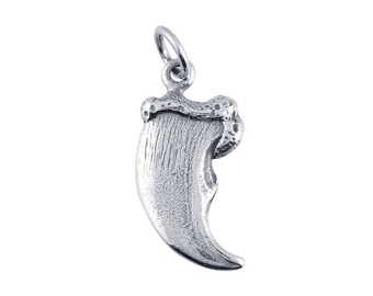 Sterling Silver Bear Claw Charm