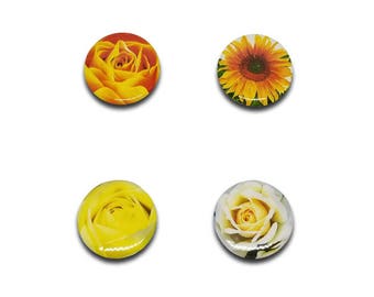 Mothers Day Jewelry - Flower - Magnetic Necklace - 1"