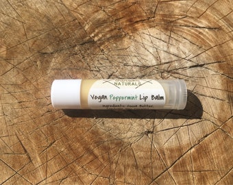 Peppermint Natural Vegan Lip Balm