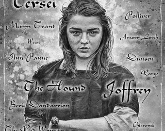 Download Game of Thrones SVG A Girl Has No Name Arya Stark Quotes