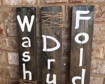 Rustic Wall Signs (set of 3)