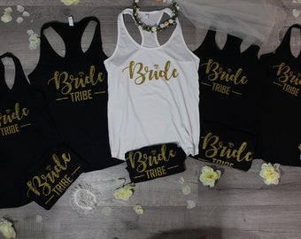 Bachelorette party shirts, bridemaid shirt, bride tribe shirt, bachelorette shirts, bridesmaid tank, bride squad shirts