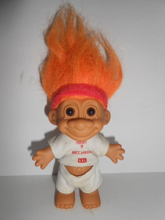 Vintage Russ Team NFL Tampa Bay Buccaneers Football Troll Doll