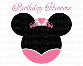 Download Disney Birthday Girl Design for Silhouette and other craft