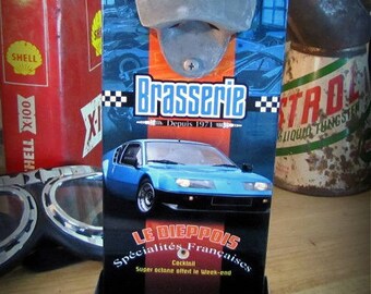Bottle opener wall, Alpine A310 "brewery" by deco cars.