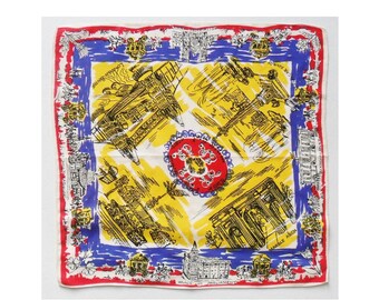Vintage Handkerchief London Handkerchief Souvenir