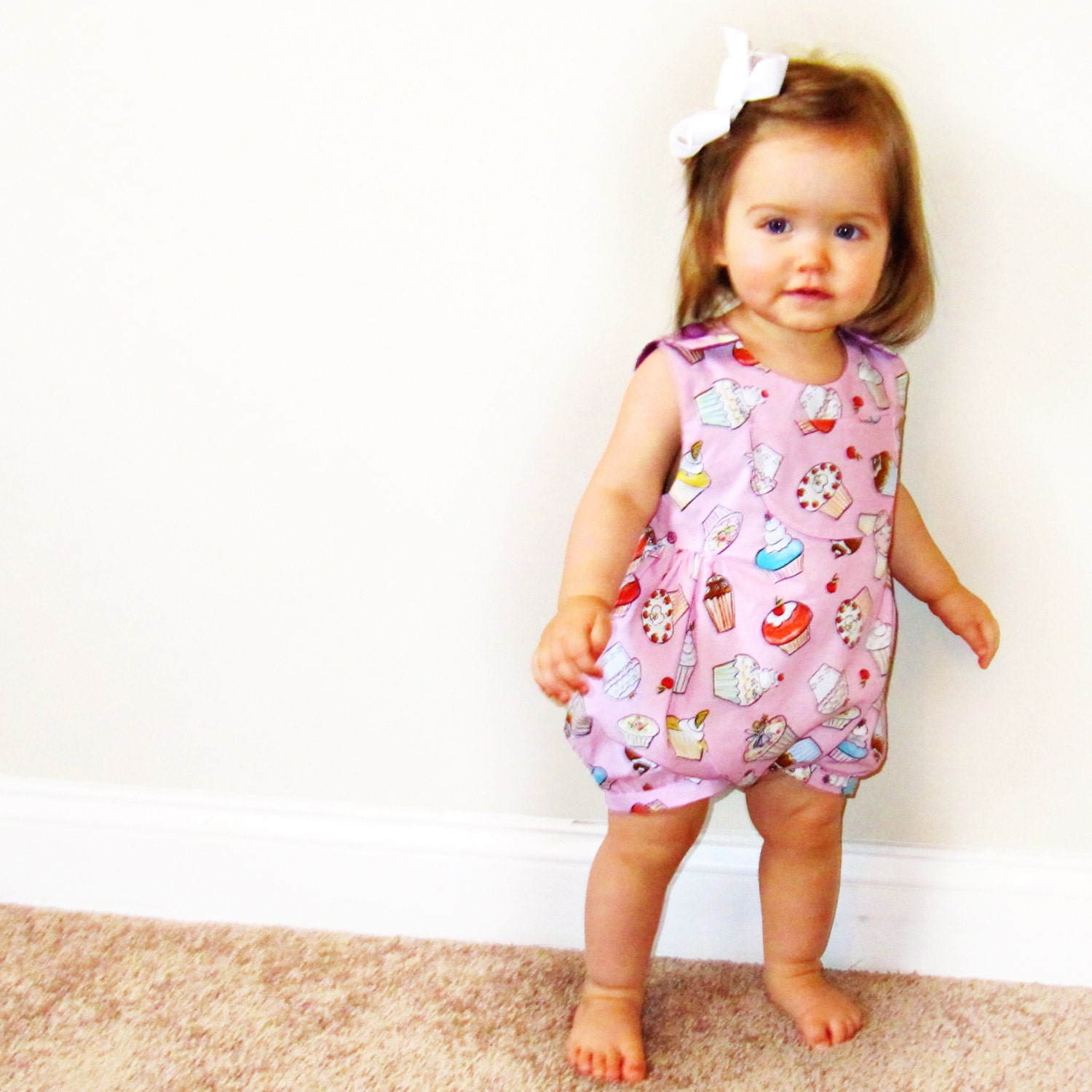HAPPY FROG Baby Bubble Romper pattern Pdf sewing , Overall ...