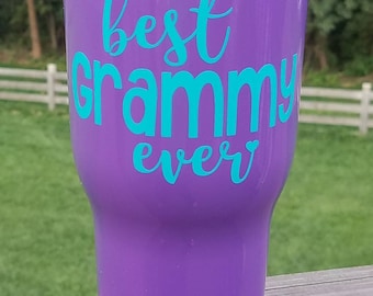 Best Grammy Ever tumbler / Grammy gift / Grandmother gift / RTIC Tumbler 20 oz, 30 oz