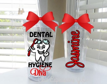 Dental Hygiene Diva tumbler
