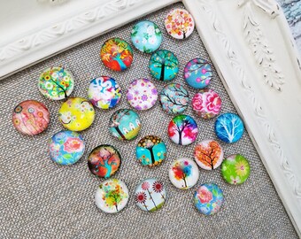 Tree magnets - flower magnets - decorative magnets - neodymium magnets #M39