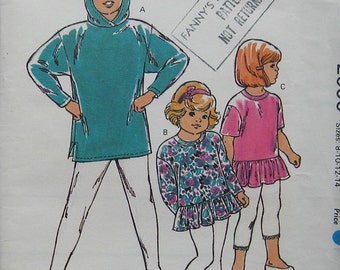 Kwik Sew Girls Tops Pattern 2095