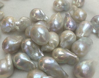 12-18mm fireball baroque pearls no holes