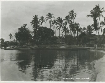Ilha Paqueta Rio de Janeiro Brazil antique photo