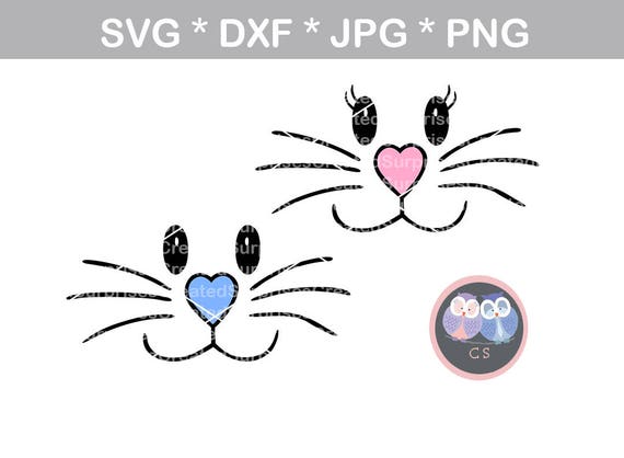 Download Bunny face svg boy bunny girl bunny svg dxf png jpg