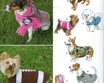 DOG CLOTHES Pattern by Simplicity #1239. Sizes: S-L. Brand new and uncut.