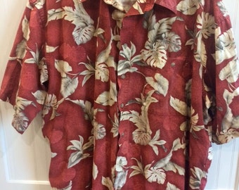hawaiian shirt mens size 2xl