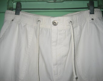 Baxter & Wells 100% Cotton White Pants/Slacks