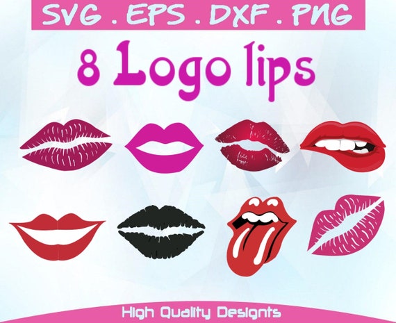 Download Lips svgLips cricut Lips silhouette Lipstick svg Kiss