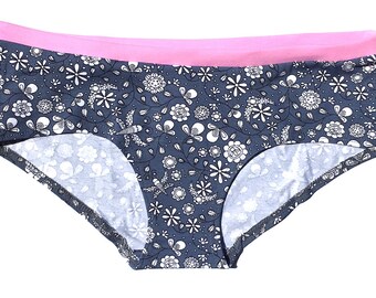 Organic cotton ladies panties - Midnight Session