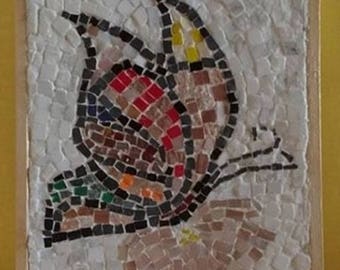 Mosaic Painting: Butterfly