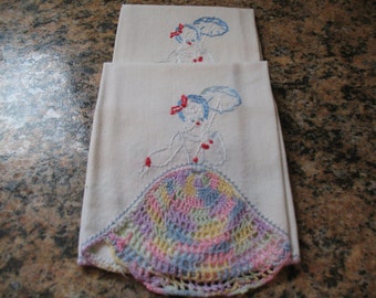 Serviettes de doigt Vintage