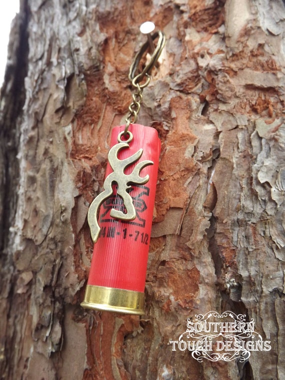 Shotgun Shell Key Chain Deer Key Chain Shotgun Key Chain