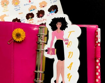Planner Page Marker| Bookmark| Planner Flair| Planner Dividers| Planner Accessories| Today| Page Markers| Agenda| Fits All Planners