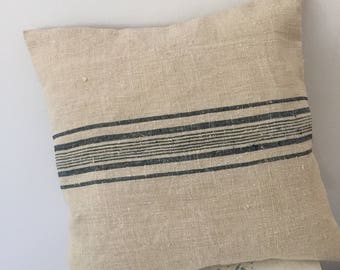 Cushion covers from vintage grainsack fabric