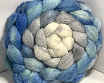 Spinning Fiber Merino 14.5/Cashmere/Bombyx 60/20/20 - 5oz - Sea Mist 2