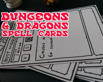 Dungeons & Dragons Compatible Spell Cards