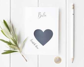 Pregnancy reveal card for husband, partner, boyfriend, you're going to be a Dad, Father, Daddy, personalise with name