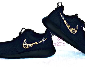 nike roshe with swarovski rhinestones - leopard print nike roshe with swarovski rhinestones - leopard print