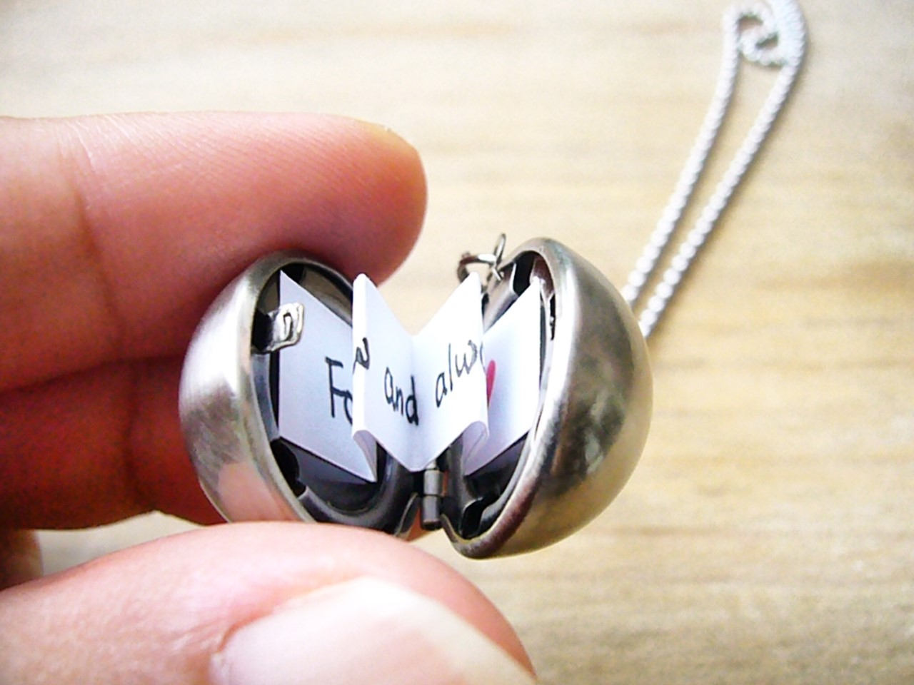 Mens photo locket necklace Clearance