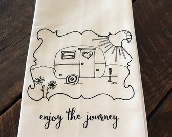 Screen Printed Flour Sack Towels