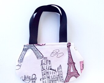 Eiffel Tower Doll Purse, Paris, France Purse for 18 Inch Dolls, 18 Inch Doll Clothes