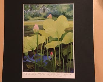 Pond With Life, Limited Edition Print by Alexia Scott