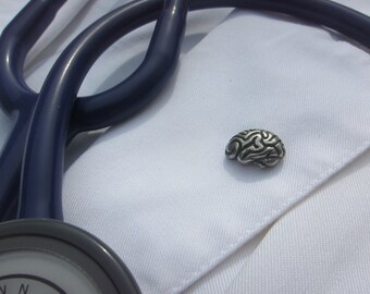 Brain Lapel Pins - CC157- Medical and Anatomy, Neurology Pins for Nurses and Doctors