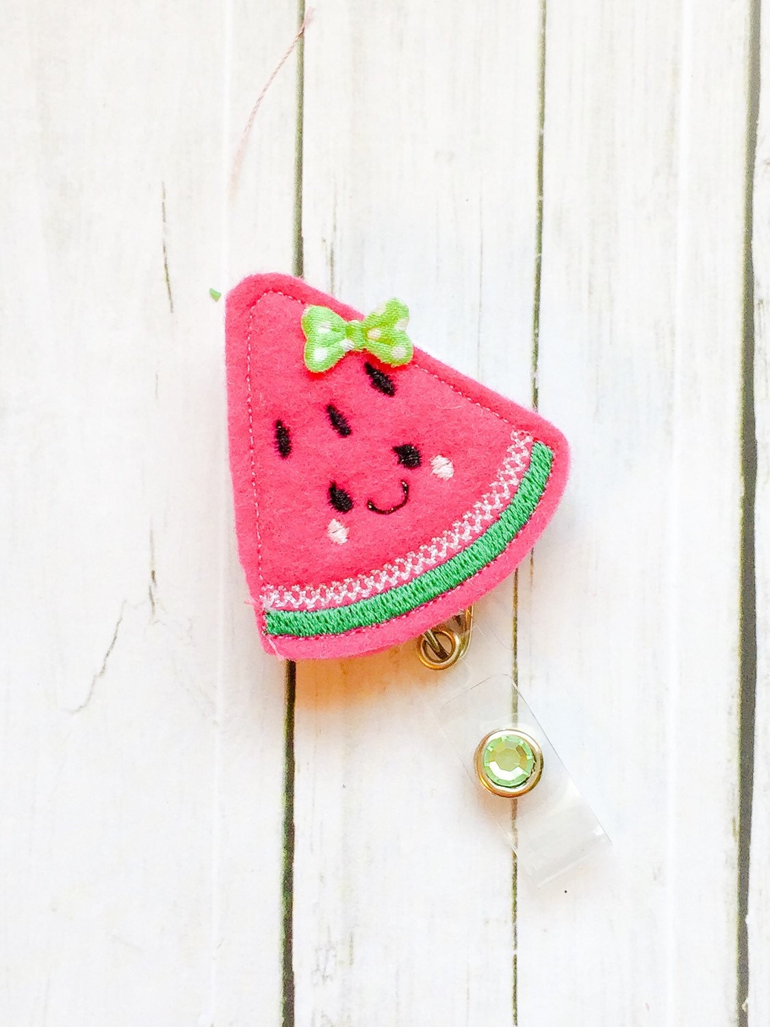 Cute Sun Watermelon Summer Felt Badge Badge Holder Felt