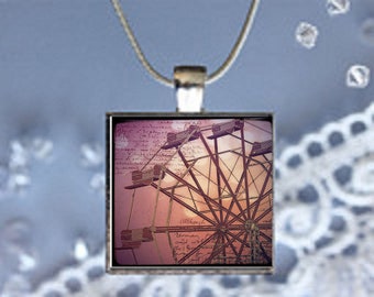 Pendant Necklace Carnival Ferris Wheel