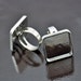 6 Silver Bezel Ring Base, 25mm Square, adjustable, J722S