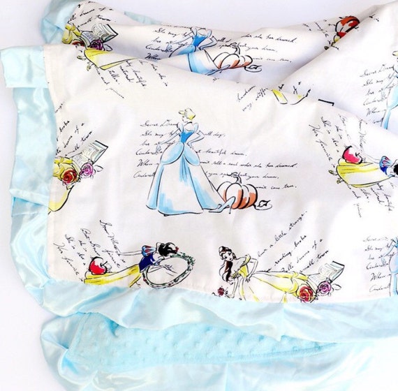 Baby Blanket Watercolor Disney Princess Baby Blanket