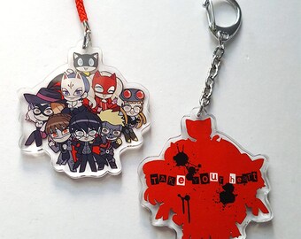 Persona 5 Clear Acrylic Keychain