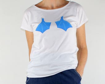 Blue Footed Booby Organic Cotton T- shirt