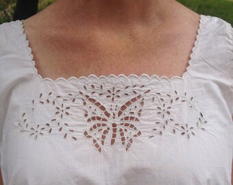 Vintage nighties from a French trousseau