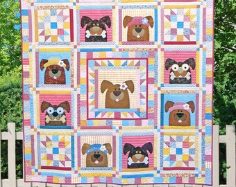 Beautiful Big Dogs Applique Quilting Pattern Book 35