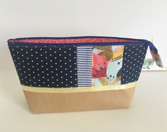 Handmade Make-up Bag - fully lined
