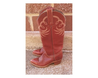 Frye Tall Western Vintage Boots Sz 6